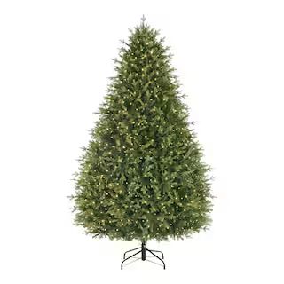 7.5 ft. Pre-Lit LED Eastcastle Balsam Fir Artificial Christmas Tree | The Home Depot