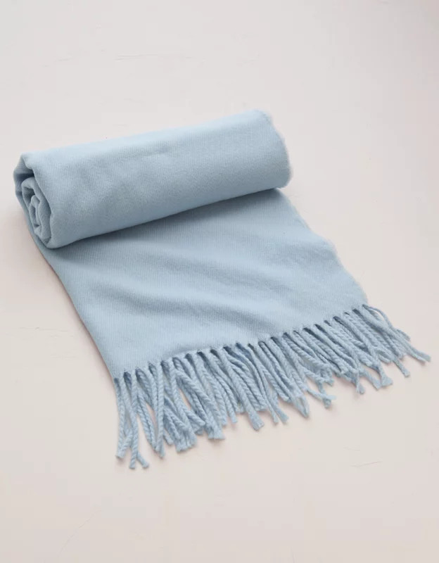 AE77 Premium Oversized Wool Scarf | American Eagle Outfitters (US & CA)