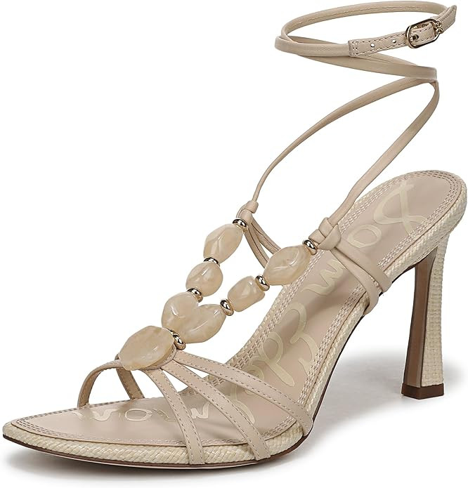 Amazon.com | Sam Edelman Women's Imani Heeled Sandal, Deep Gold, 8 Medium | Flats | Amazon (US)