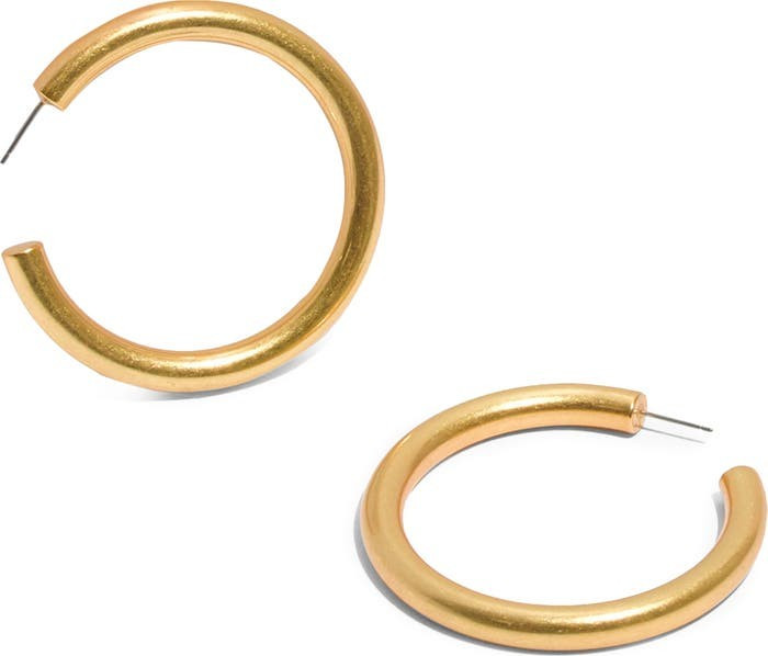 Madewell Chunky Oversize Hoop Earrings | Nordstrom