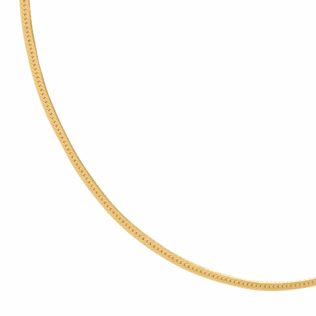 Snake Chain Necklace in Gold | Astrid and Miyu