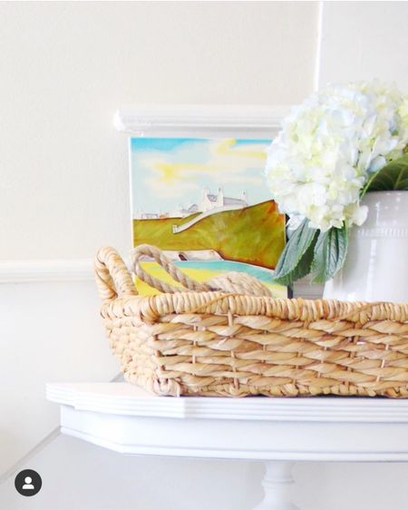 Some favorite coastal decor details: rope ball, woven basket, and coastal artwork (this particular piece is from when we visited Scotland and it’s one of my absolute favorites!) 

Coastal decor, coastal living, baskets, organization, woven basket, coastal, coastal artwork 

#LTKfindsunder100 #LTKhome