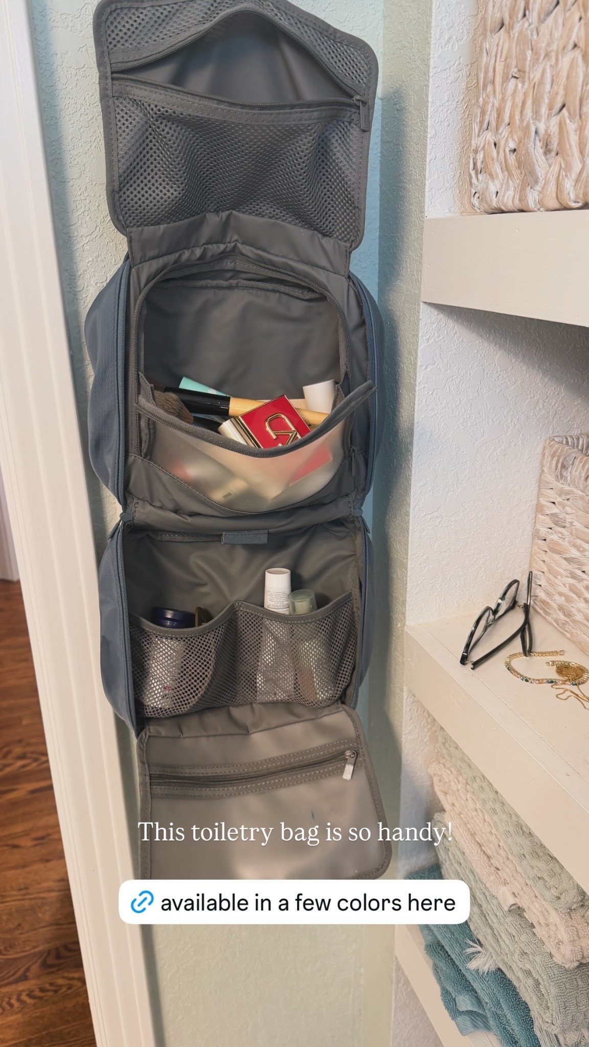 This toiletry bag is so handy!

#LTKBeauty #LTKTravel #LTKgrwm