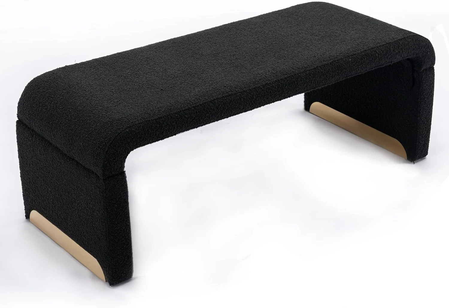 tantohom Entryway Bench End of Bed, 44” Loveseat Ottoman Bedroom Bench Vanity Bench with PU Lea... | Walmart (US)