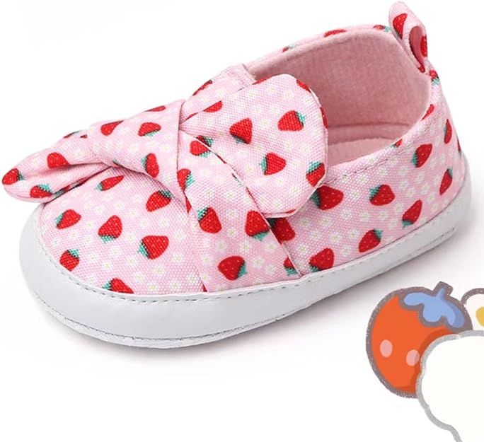 Baby Girls Shoes First Birthday Walking Shoe for 0-18 Months, Easy Wear Non Slip Lightweight Baby... | Amazon (US)