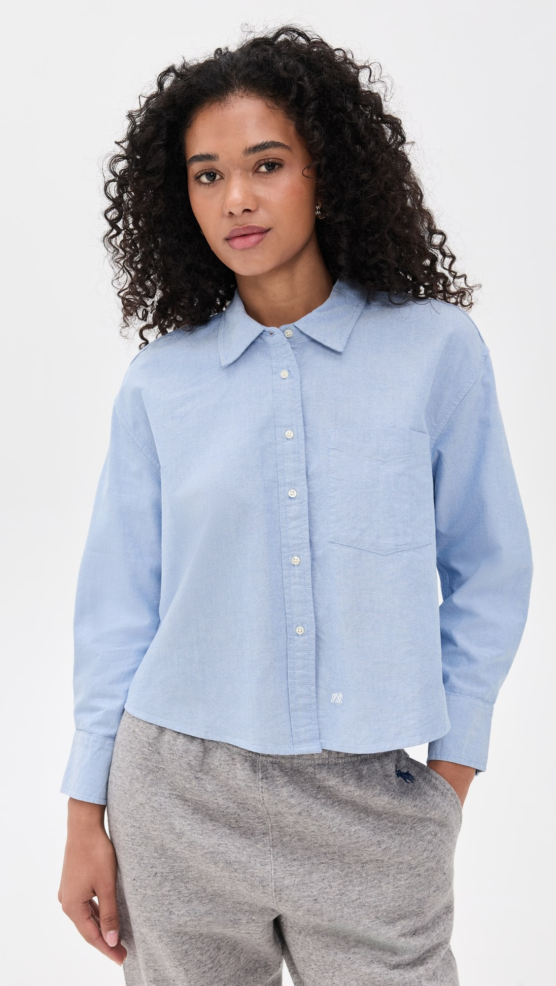 The Cropped Oxford Shirt | Shopbop