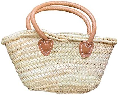 purifyou Handmade Moroccan Seagrass Baskets - Small (14x7) for Shopping, Storage, Baby Items, Pic... | Amazon (US)