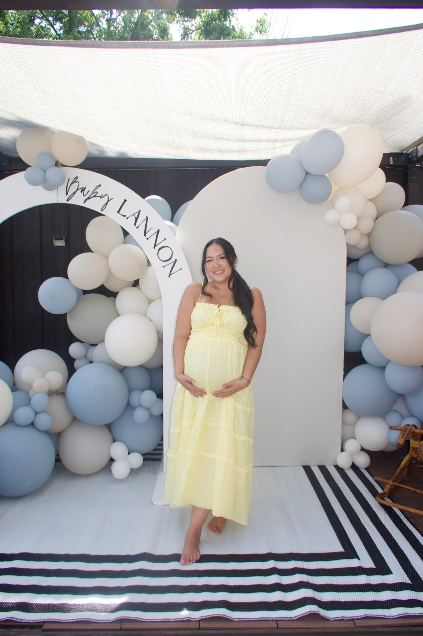 Baby shower outfit 💛 this butter yellow dress from @showpo was a hit for my baby shower! It was so comfy all day even though it’s not a maternity dress. We had a blast surrounding by so many loved ones 🥰 

#LTKFamily #LTKBump #LTKMidsize