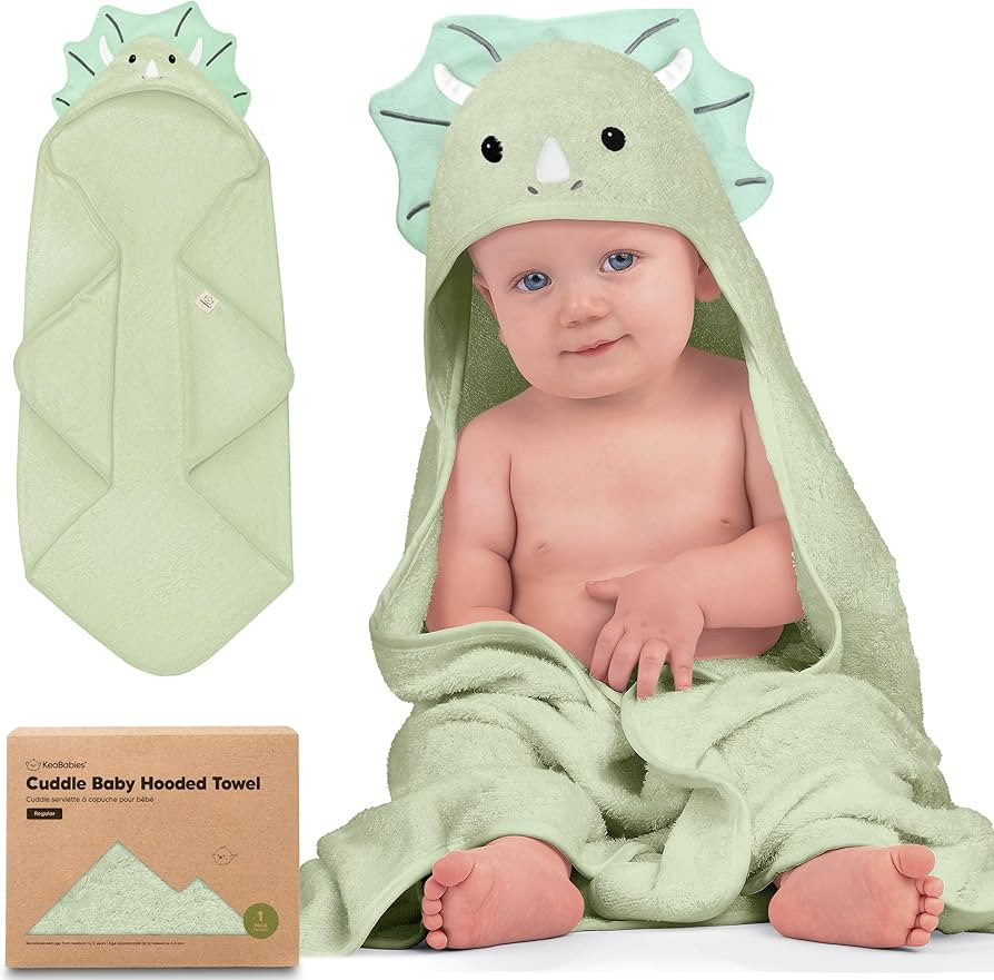 KeaBabies Hooded Baby Towel for Newborn - Viscose Derived from Bamboo Large Baby Bath Towels with... | Amazon (US)