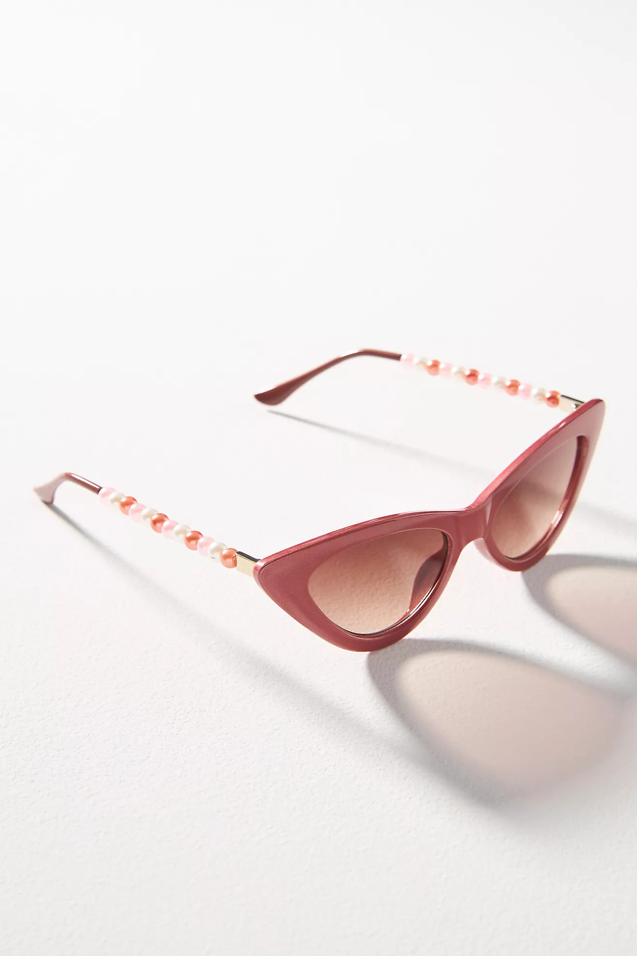 Chain Arm Cat-Eye Sunglasses | Anthropologie (US)