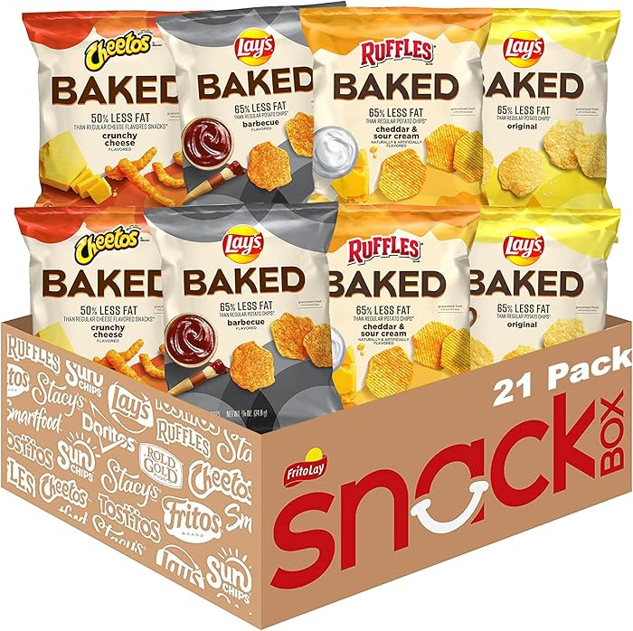 Frito-Lay Baked Variety Pack, 0.875 Ounce Snack Bags (Pack of 21) | Amazon (US)