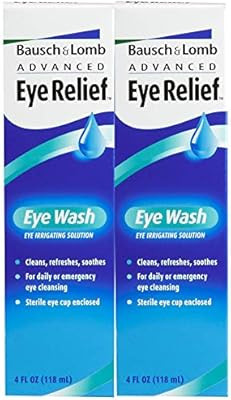 Bausch & Lomb Advanced Eye Relief Eye Wash-4 oz, 2 pack | Amazon (US)