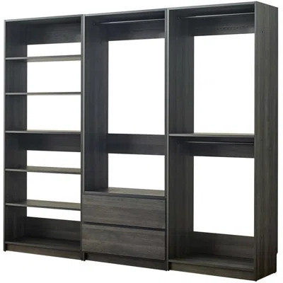 Home Imports Emporium Oak Freestanding Walk in Wood Closet System for Elegant Closet Room Storage | Wayfair North America