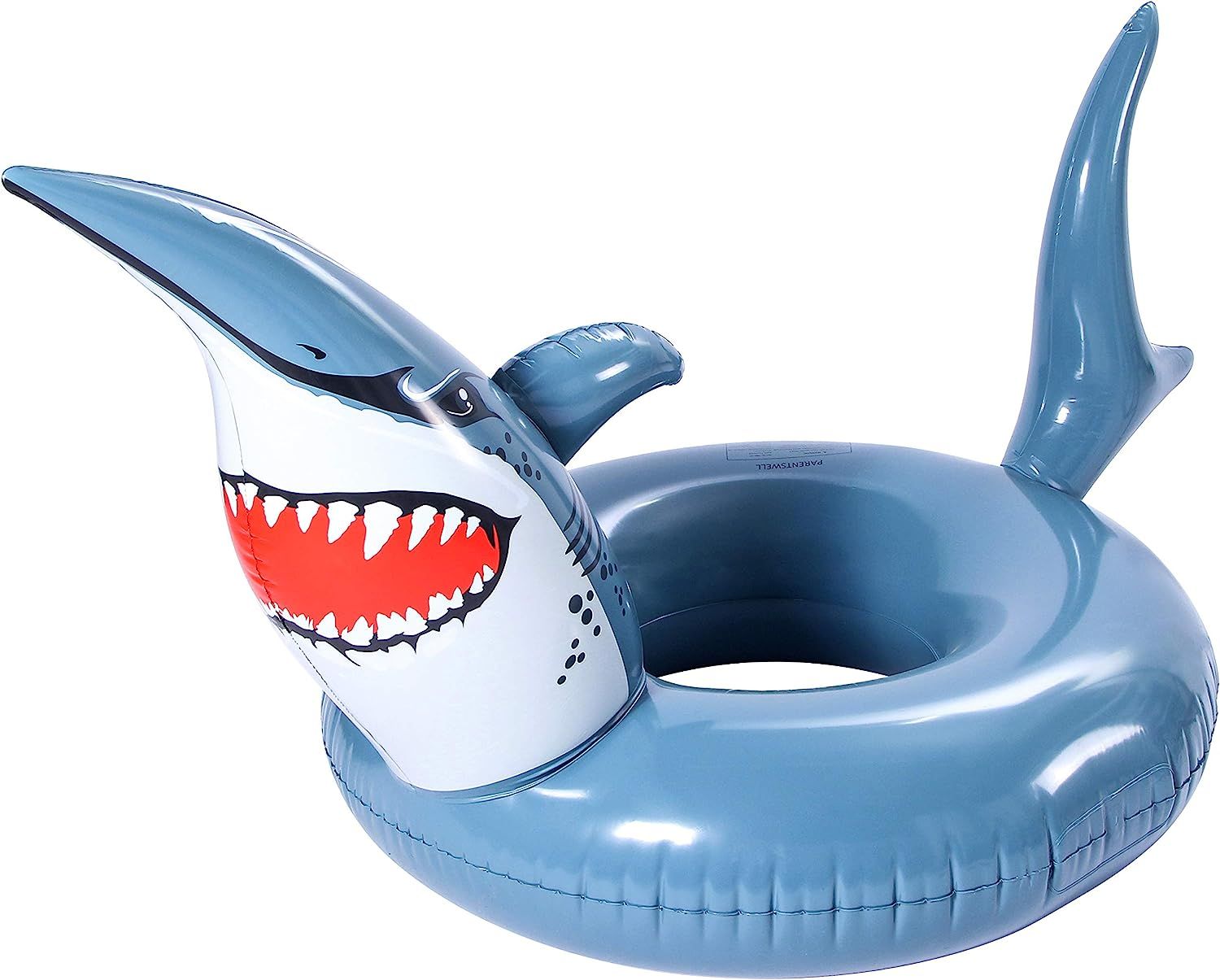 PARENTSWELL Giant Inflatable Shark Pool Float, Unique Inflatable Pool Floaties, Swimming Shark Th... | Amazon (US)