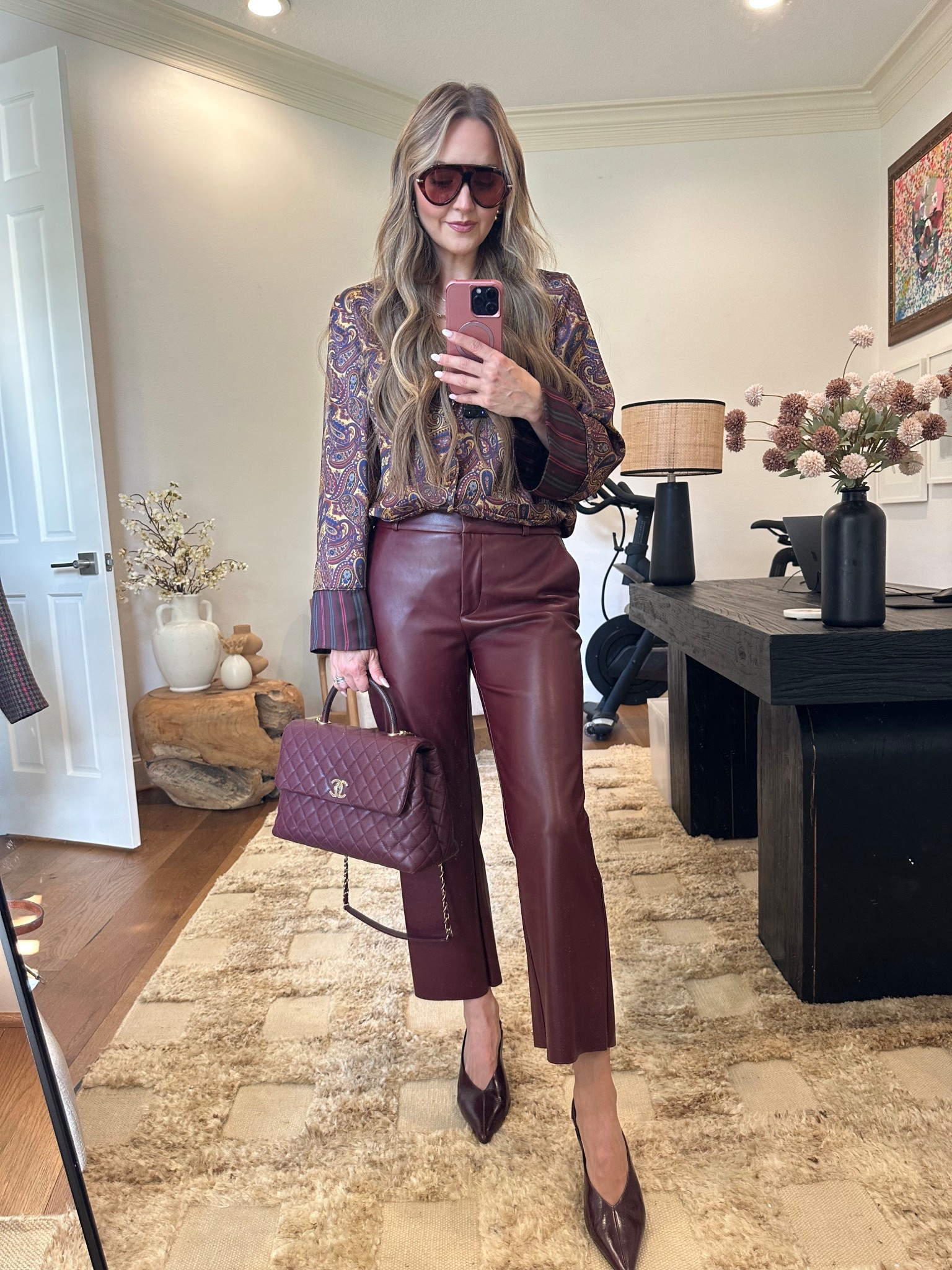 Work day look! These pants are an absolute must!! Style them so many different ways and the color is perfection!

#LTKFindsUnder100 #LTKStyleTip