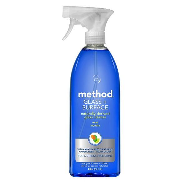 Method Cleaning Products Glass + Surface Cleaner Mint Spray Bottle 28 fl oz | Target