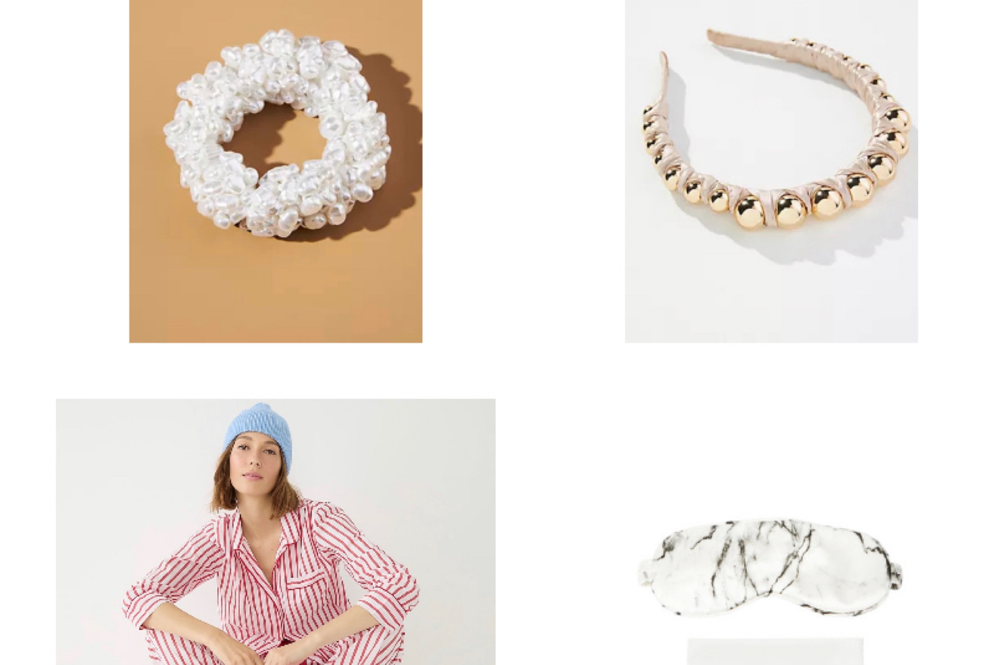Hair accessories, best pjs set, sleep mask, gift guide 

#LTKstyletip #LTKunder50 #LTKHoliday