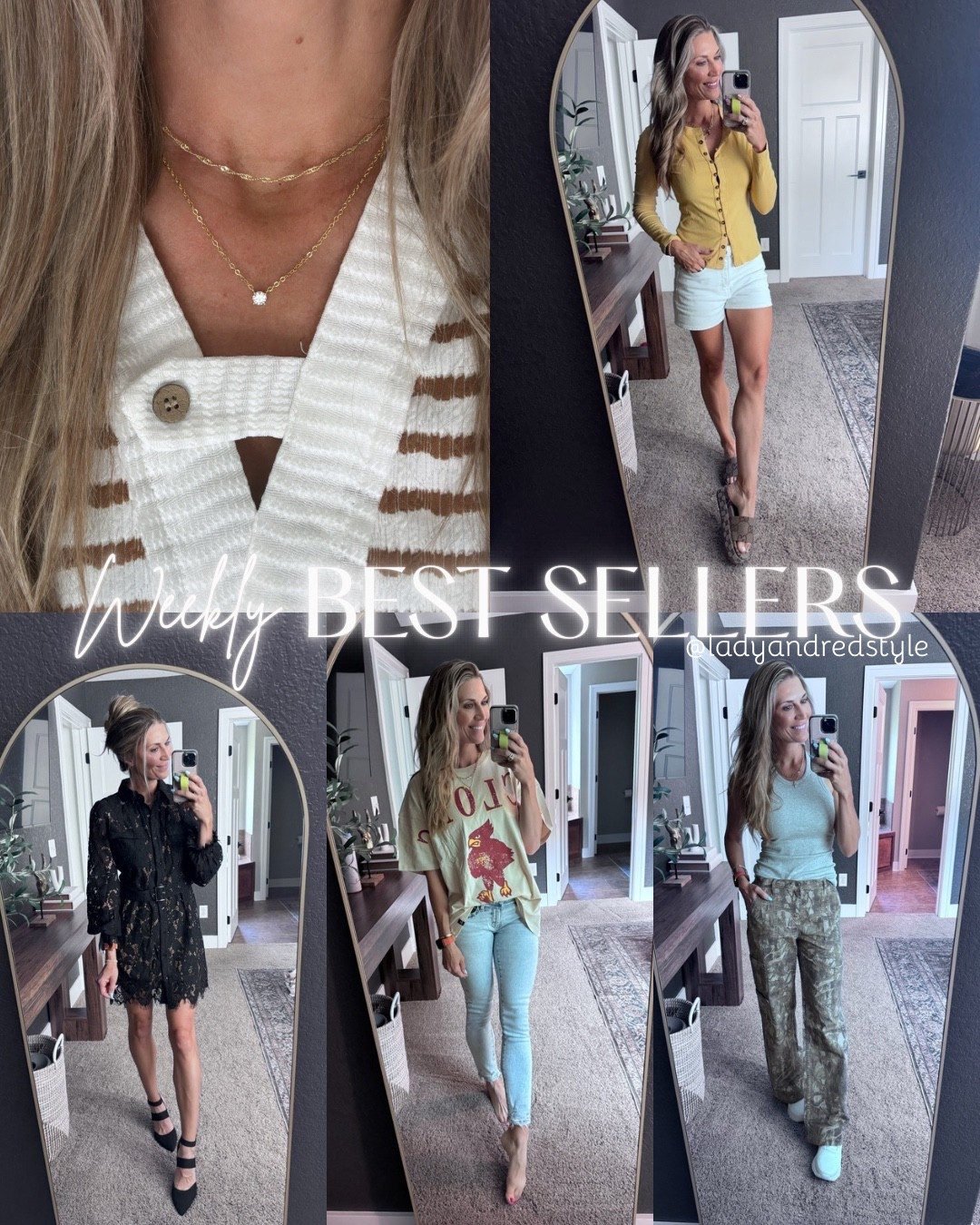 Weekly best sellers ✨✨ 


top sellers // crowd favorites // summer fashion // fall fashion 

#LTKSaleAlert #LTKFindsUnder100 #LTKSeasonal