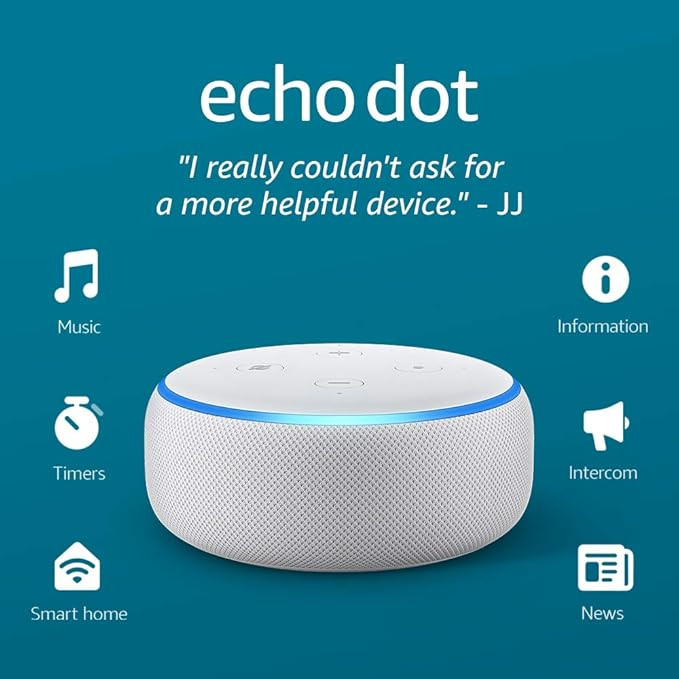 Echo Dot (3rd Gen) - Smart speaker with Alexa - Sandstone | Amazon (US)