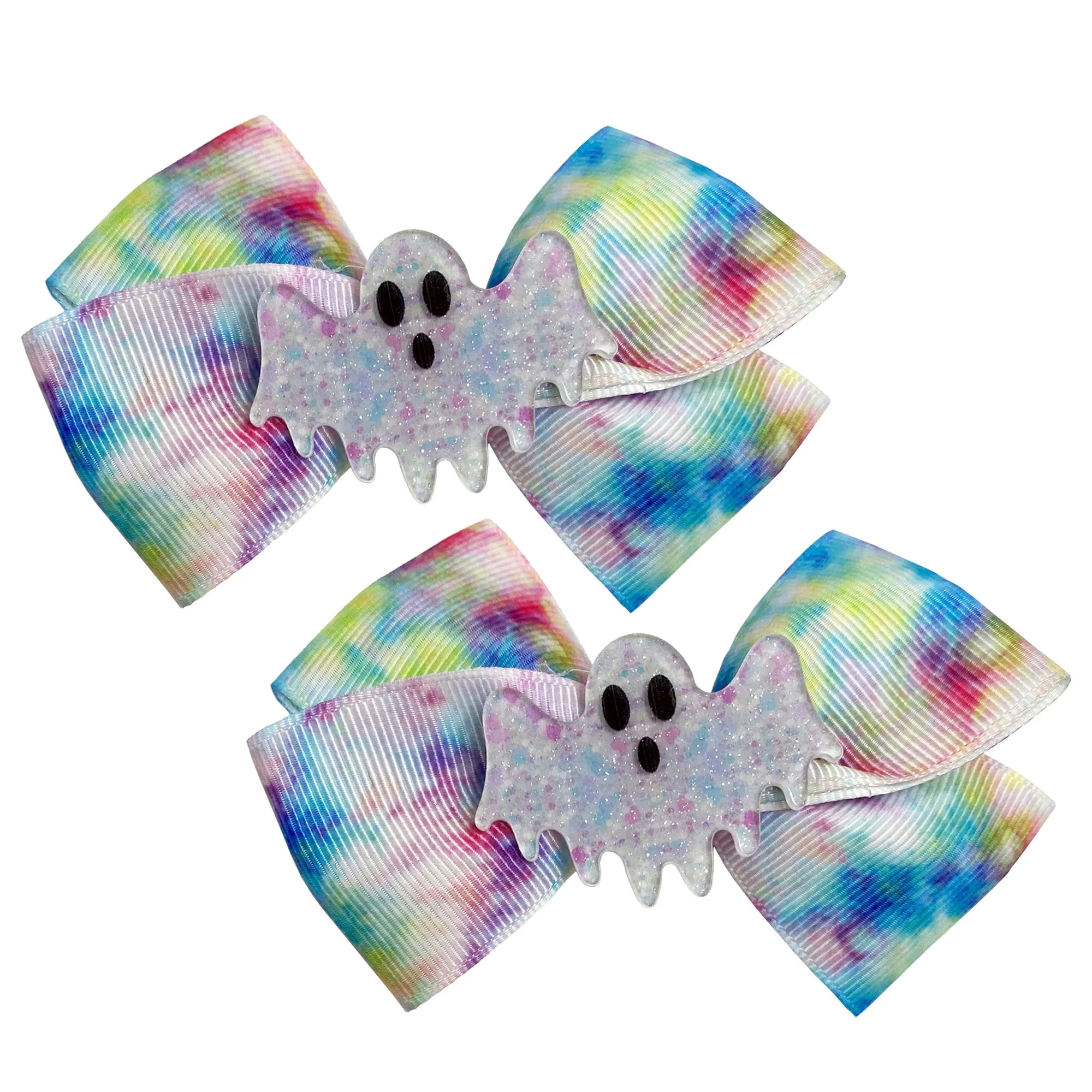 Halloween Women's Ghost Bows Costume Accessory, 2-Pack, by Way to Celebrate | Walmart (US)
