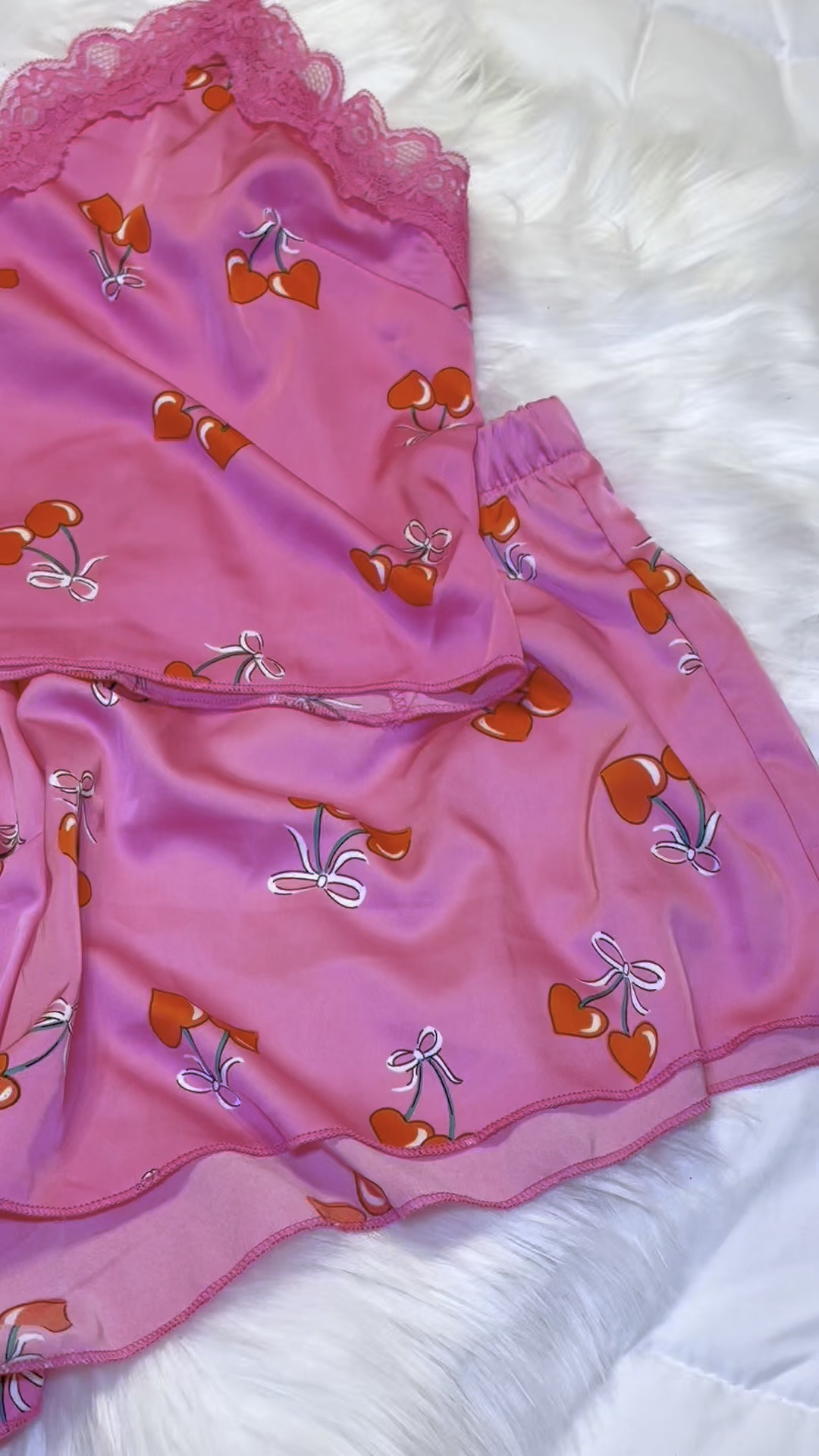 Y’all the heart cherries, stoppp!! These Target pajamas are soooo stinkin cute!! 🍒🩷