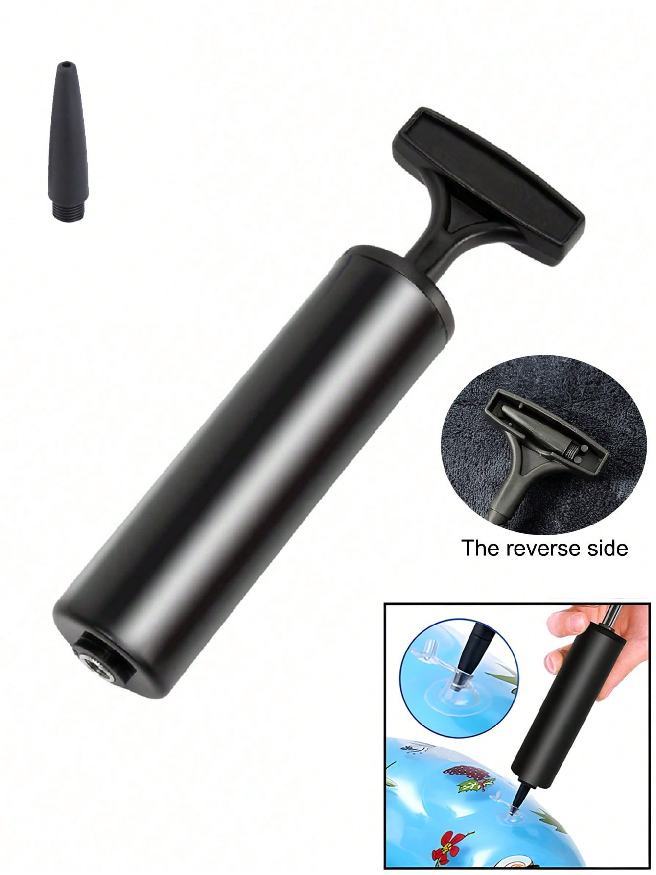 Draagbare mini-luchtpomp voor opblaasboten - bal, zwemring, opblaasapparatuur voor waterspeelgoed... | SHEIN