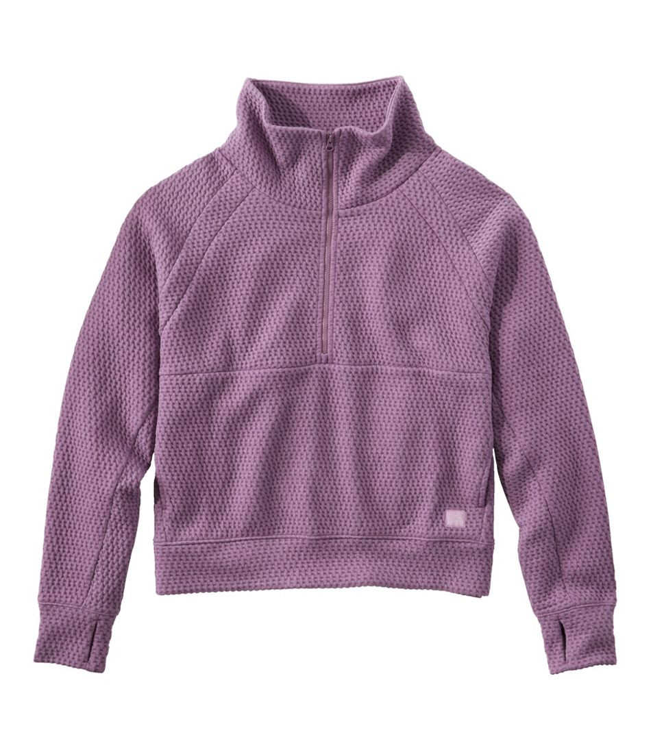 Women's Ridgeknit Half-Zip Pullover, Oversized | L.L. Bean