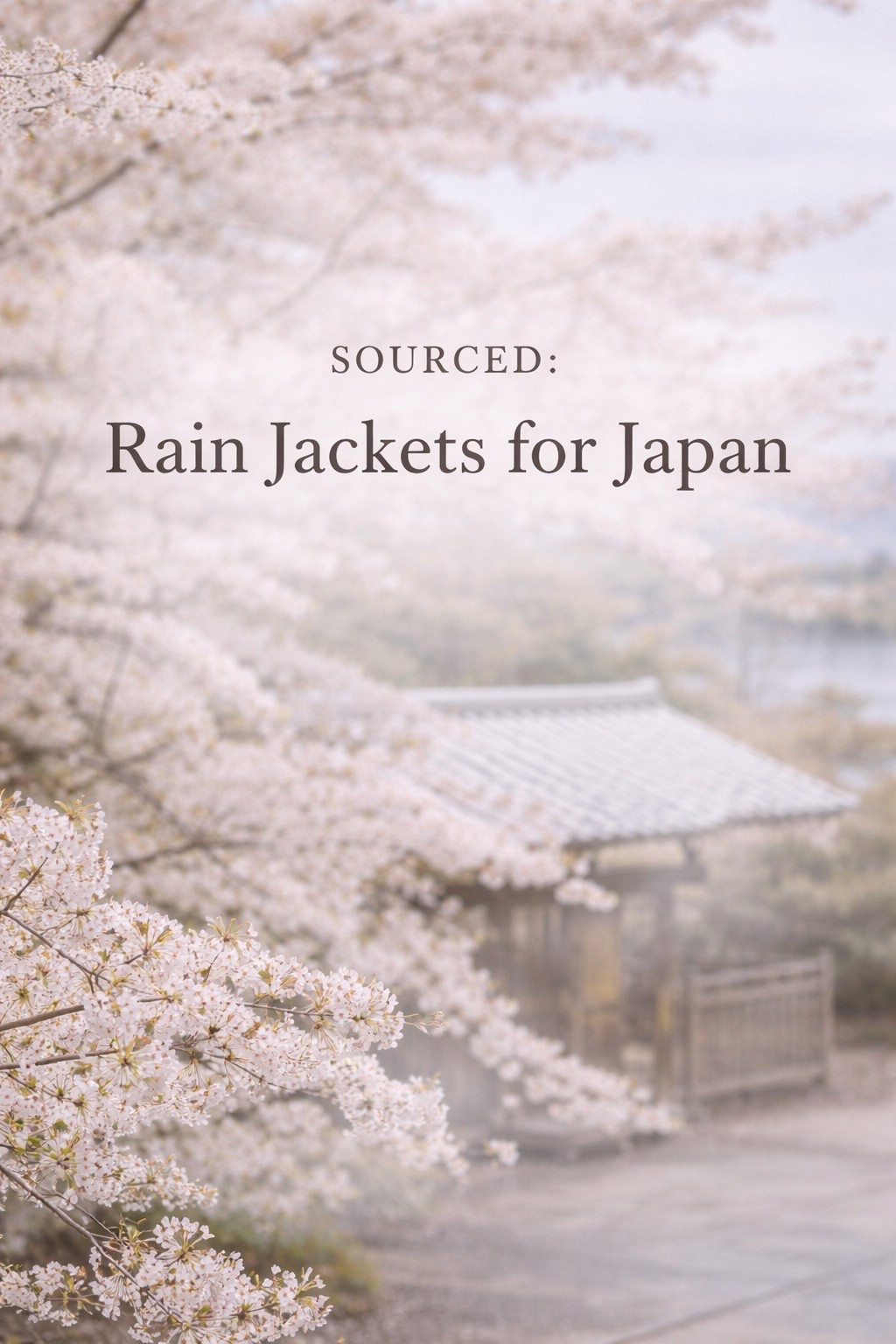 Elevated, lightly insulated rain jackets for Japan travel with a more polished feel
