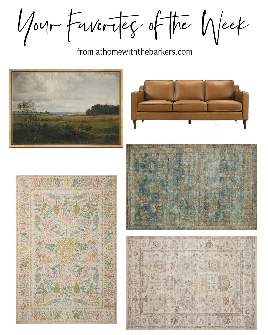 Top selling home decor of the week, art, rugs, sofa 

 #LTKHome #LTKSaleAlert