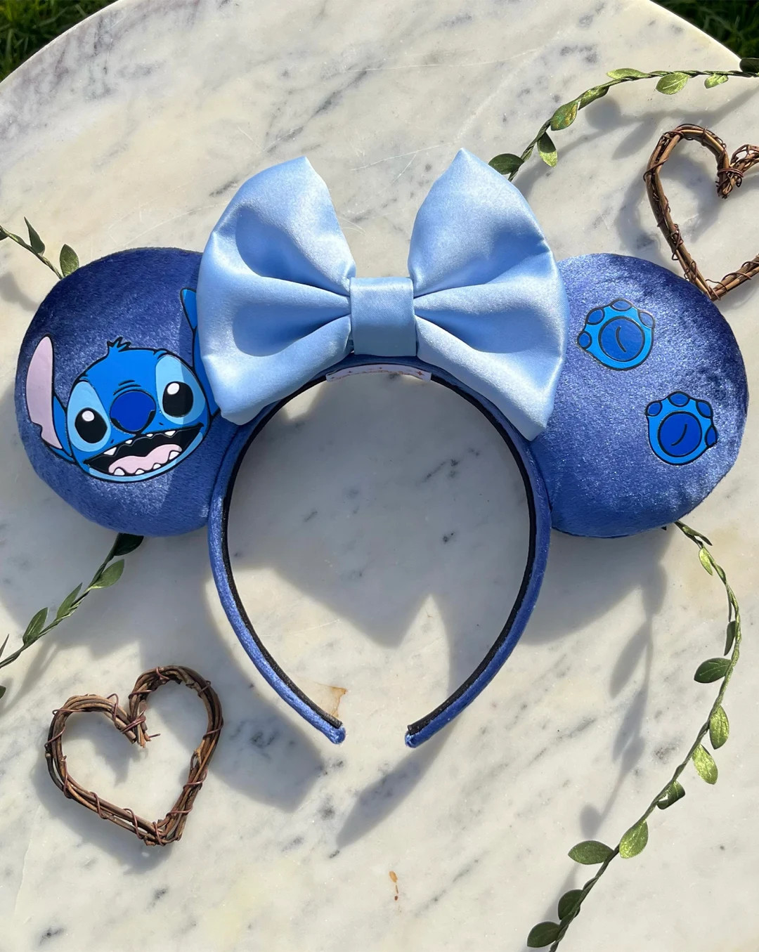 Stitched Together, Stitch Inspired Mouse Ears, Minnie Mouse Inspired, Experiment 626 Inspired, Li... | Etsy (US)