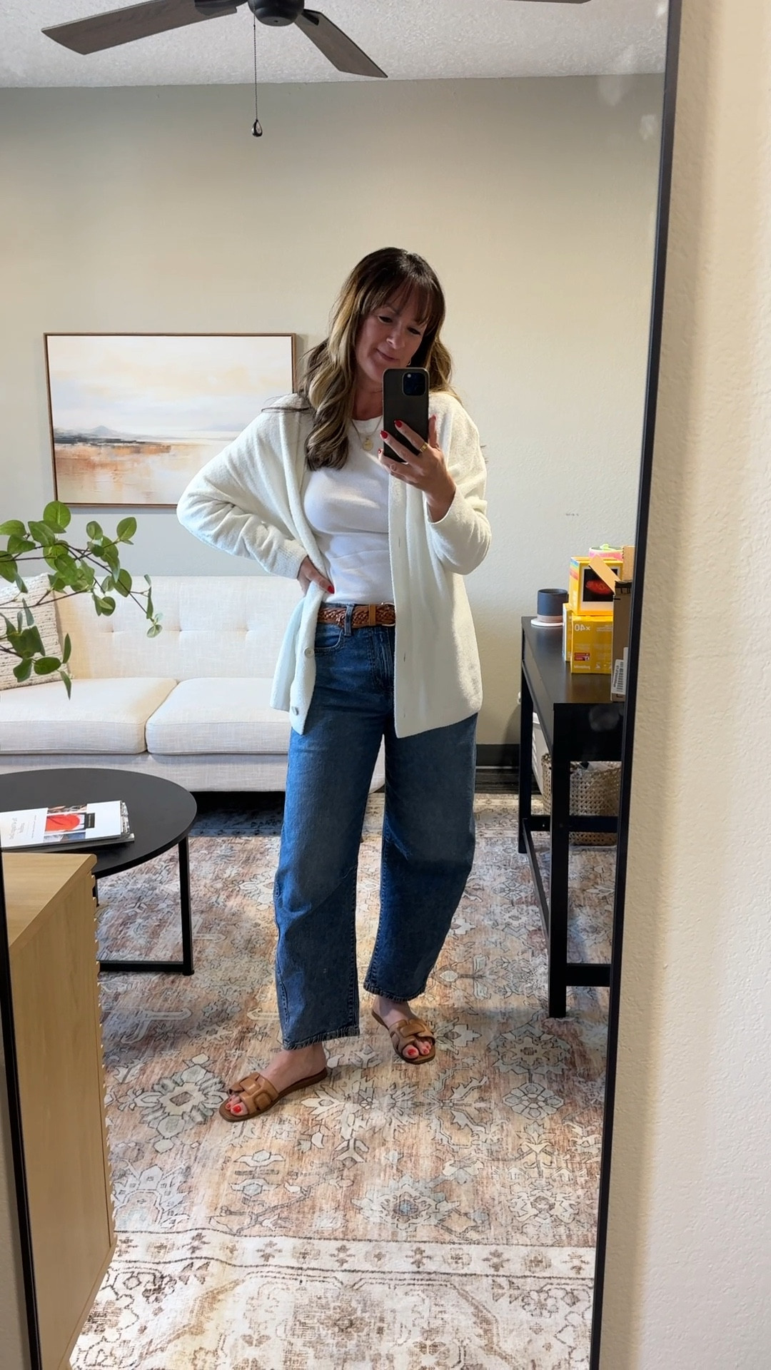 This Barefoot Dreams cardigan is a mini Cozy Chic Lite Bathrobe! It’s truly a favorite of mine. I keep it at the office for chilly days when the air conditioning is blasting and every time I put it on I fall in love with it all over again  

#LTKSeasonal #LTKOver40