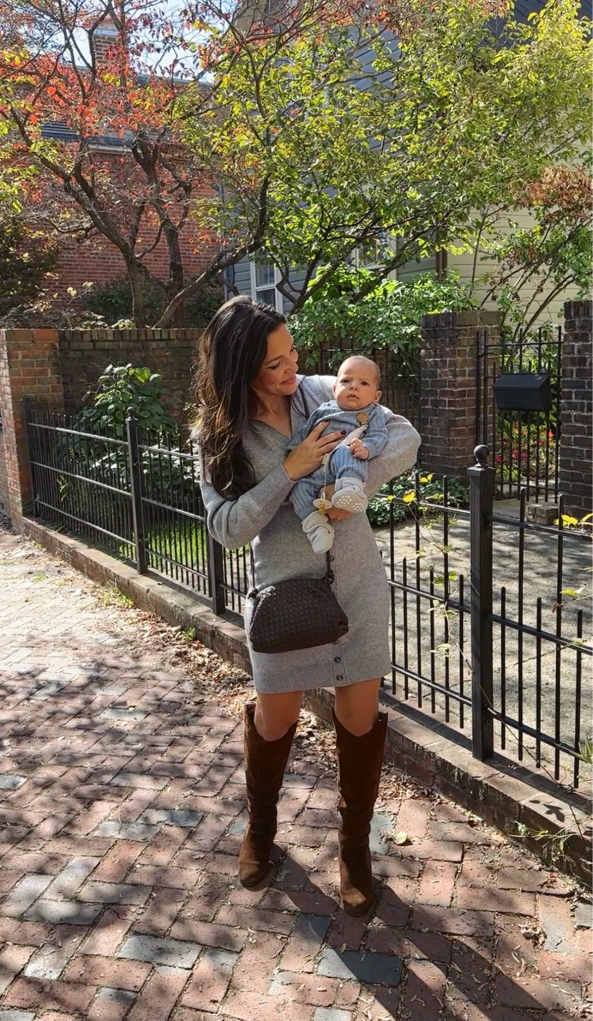 Grey button down sweater dress from Amazon TTS. 
Boots are old from sole society but linking similar ones here.

#LTKSaleAlert #LTKFindsUnder50 #LTKShoeCrush