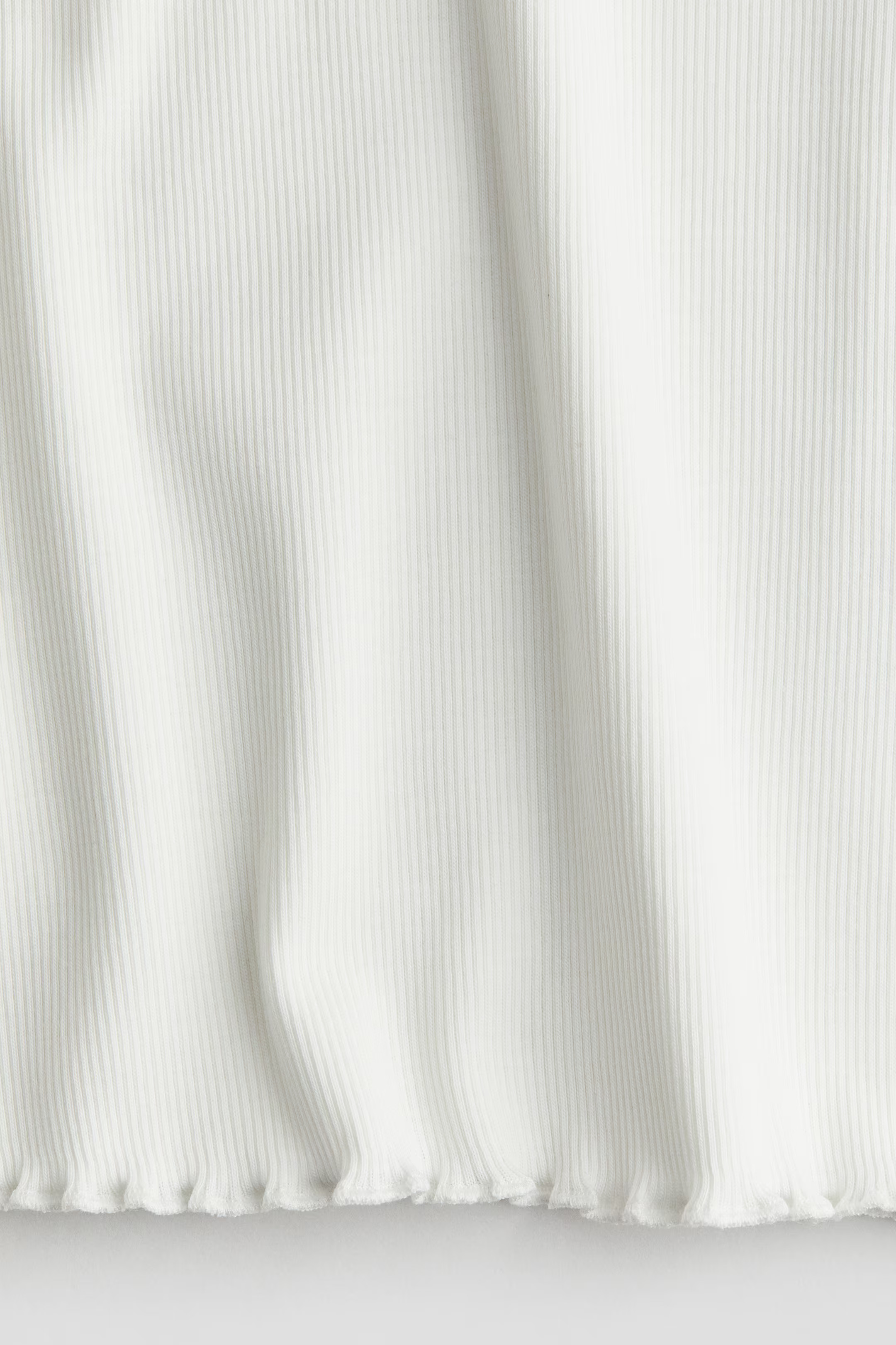 Long-sleeved Jersey Top - White - Kids | H&M US | H&M (US + CA)