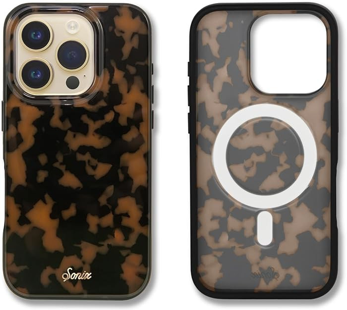 Sonix Case for iPhone 16 Pro | Compatible with MagSafe | 10ft Drop Tested | Tortoiseshell | Brown... | Amazon (US)