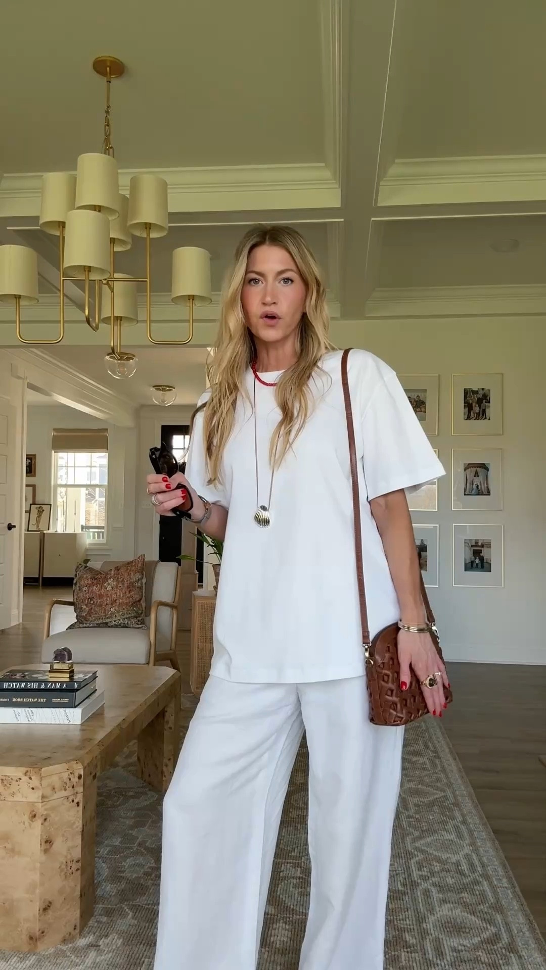 White on white outfit. 

White tee: very oversized, wearing a small.
White lodge pants: TTS, wearing a S.
Red rope Sperry sandals: TTS 


#LTKgrwm #LTKdayinmylife #LTKootd