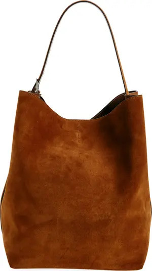 Belt Strap Suede Tote | Nordstrom