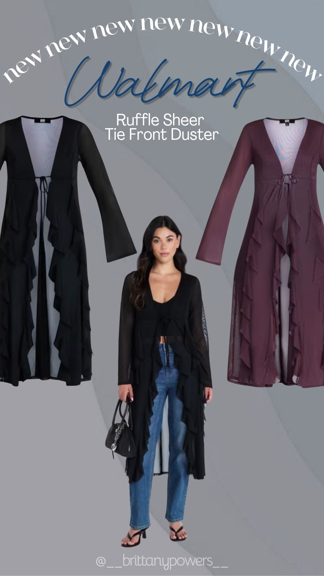 Such a gorgeous long sleeve mesh duster! It has stretch too! The ruffles and tie front make it so feminine 🤩 and flirty!

#LTKgrwm #LTKSaleAlert #LTKSeasonal