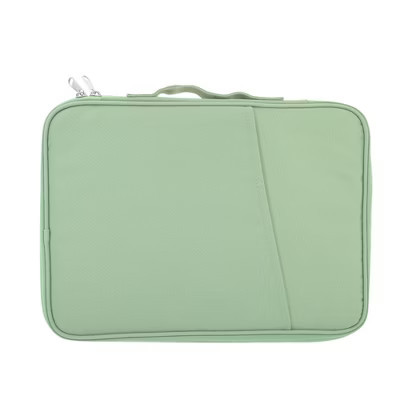 Unique Bargains 10.8-11" Zipper Laptop Bag Green 1 Pc | Target