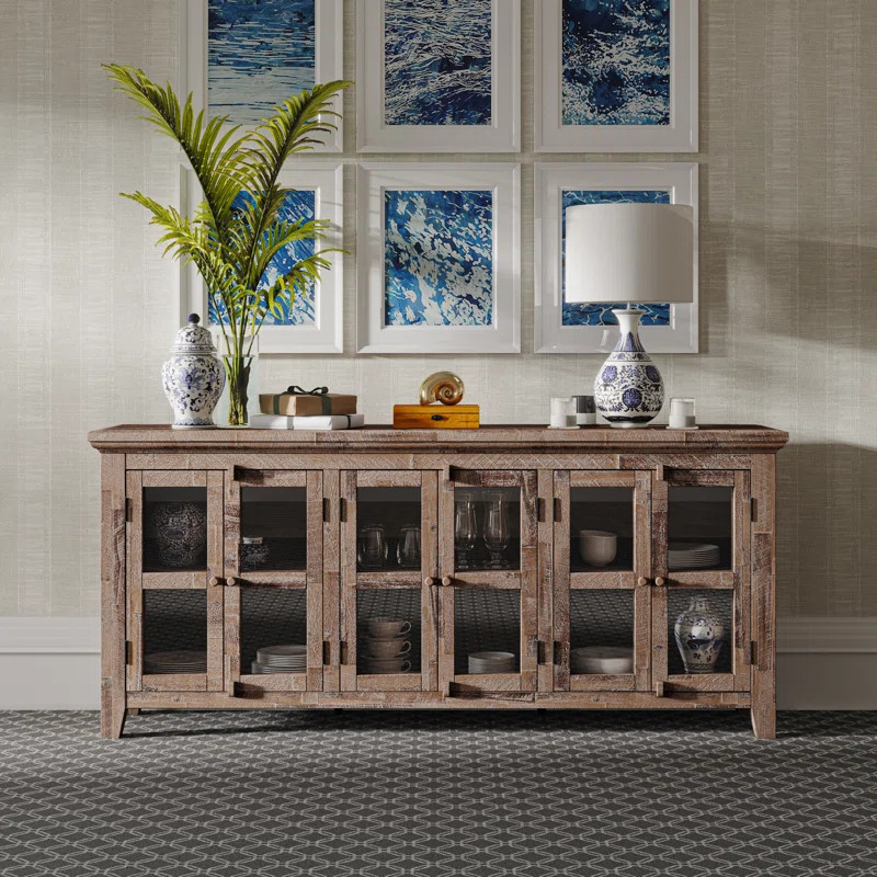 Rustic Shores 70'' Wide Acacia Sideboard | Wayfair North America