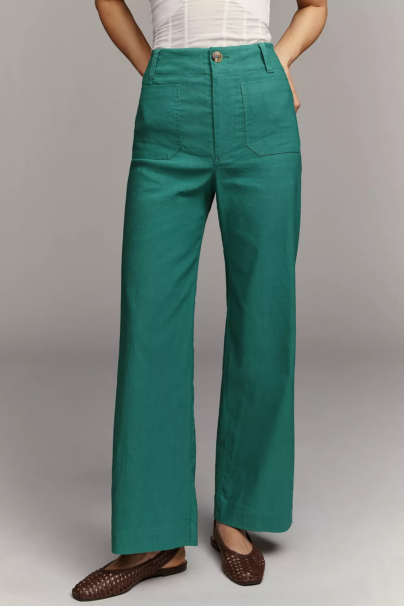 The Colette Magic Fabric Full-Length Pants by Maeve | Anthropologie (US)