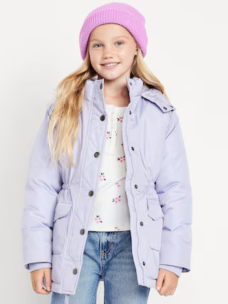 Water-Resistant Parka Jacket for Girls | Old Navy (US)