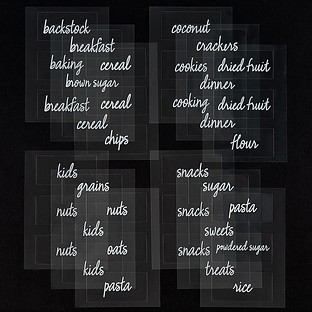 The Home Edit Pantry Labels | The Container Store