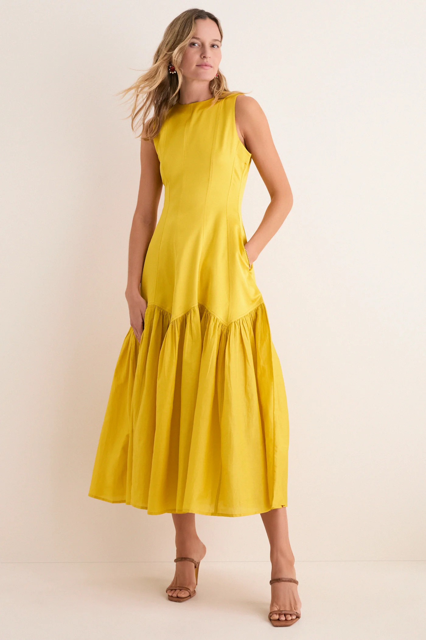 Mustard Yellow Nira Dress | Tuckernuck (US)