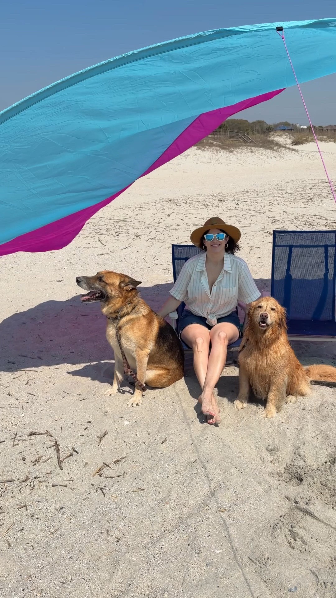 The best days are spent on an adventure with Lady. Whether that’s the beach, the park, or just our backyard. These @shibumi Beach Chairs have officially upgraded our set up!

They are lightweight, easy to carry and made with breathable DreamWave fabric to keep you cool even on the hottest days.

These super sturdy chairs have 4 recline positions, made with a rust-resistant marine-grade frame, and come with built-in holders for your drink + essentials- aka everything you need without getting up. 

Looking forward to many more adventures this year!

#Shibumi #DogMomLife #coastalliving #Beachessentials 

#LTKmomlife #LTKdayinmylife #LTKFestival