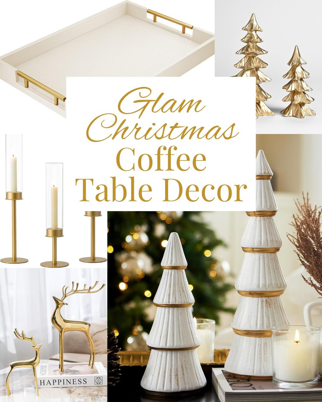 Looking for Amazon Christmas decor ideas that blend cozy style with a touch of vintage charm? Try these affordable glam Christmas coffee table decor looks featuring Christmas centerpieces, Christmas figurines, and Christmas candles. Layer trays and textures to create a warm, inviting setup for your cozy Christmas living room and elevate your budget friendly living room Christmas decorations. #AffordableGlam #ChristmasDecorInspo

#LTKHoliday #LTKSeasonal #LTKHome