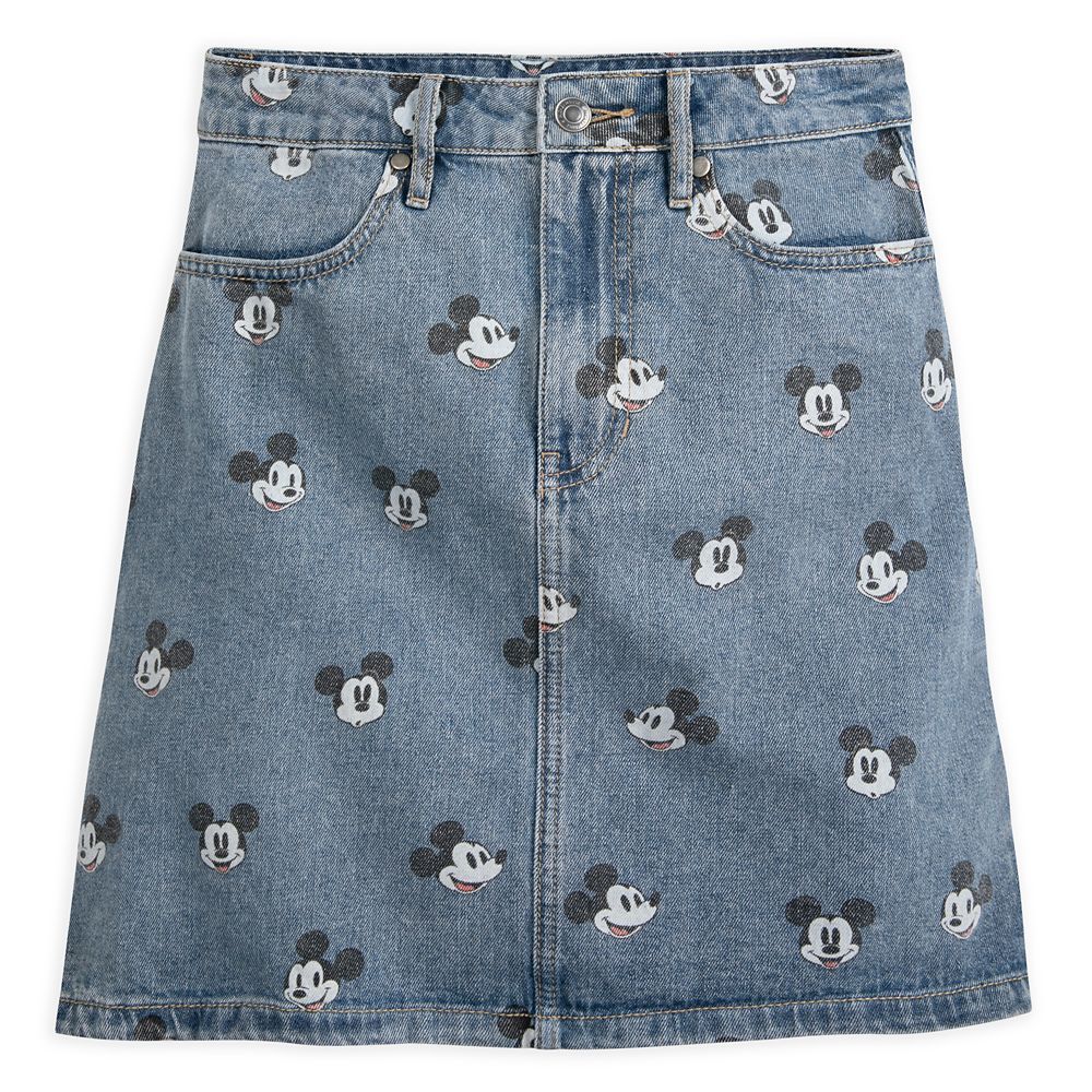 Mickey Mouse Denim Skirt for Women | Disney Store