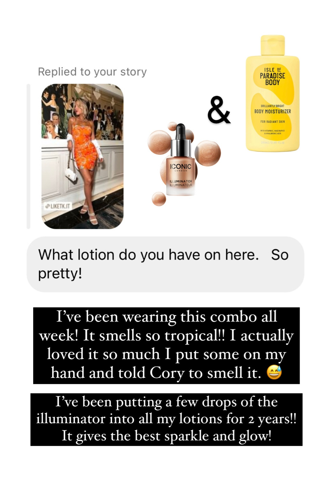 Glowy skin. Body moisturizer. Lotion. Vacation beauty. Beach day glam 

#LTKbeauty