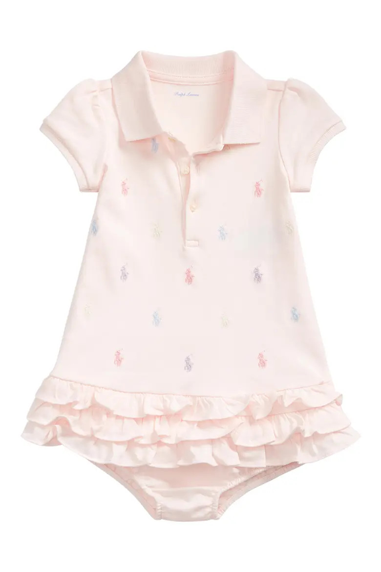 Cupcake Embroidered Polo Dress & Bloomers Set (Women) | Nordstrom | Nordstrom