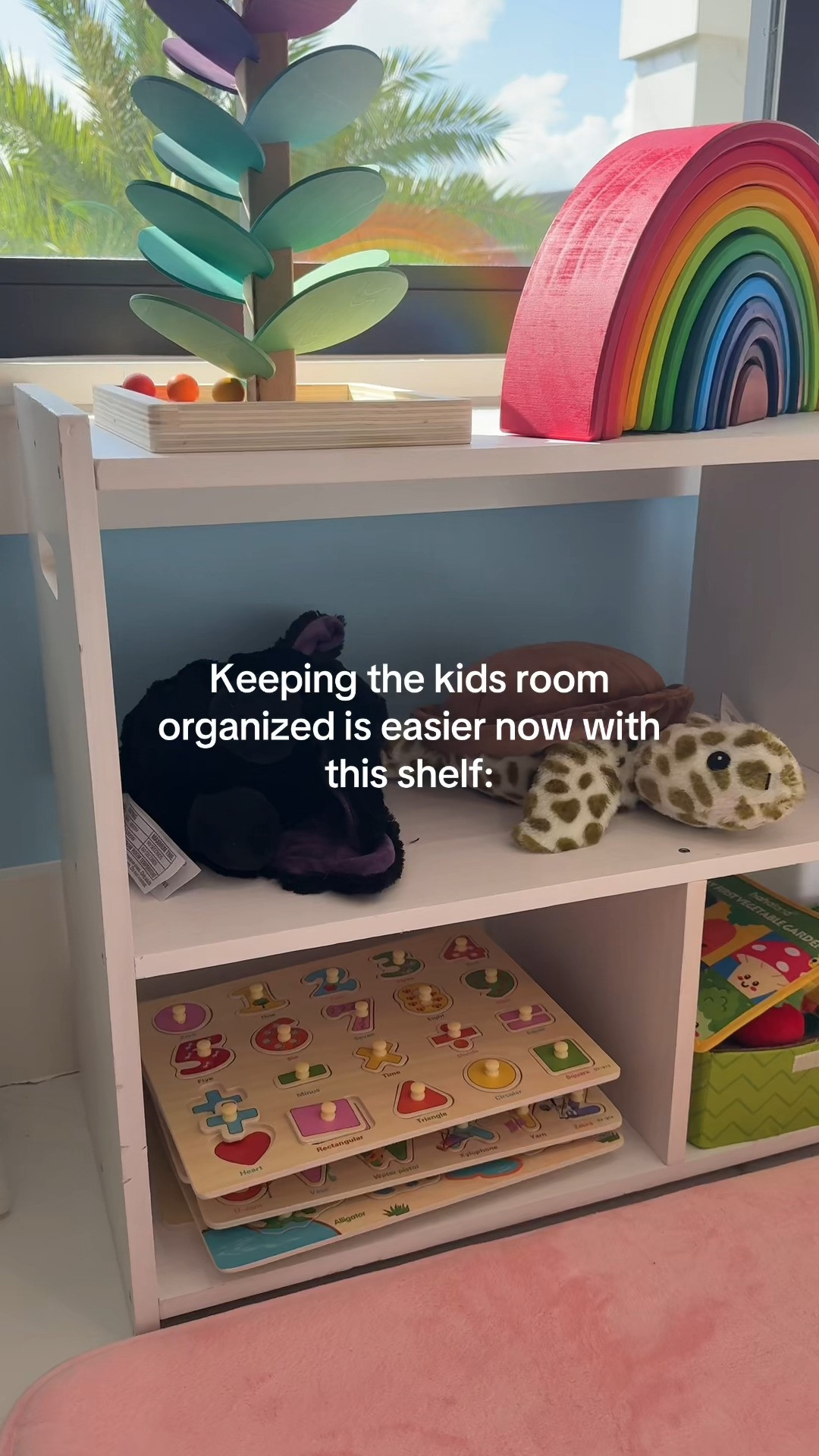 A Montessori shelf makes it easier to create an organized space where kids can choose their own activities. The open design works beautifully for books, toys, and playroom essentials. 

 #LTKmomlife #LTKHome #LTKSaleAlert