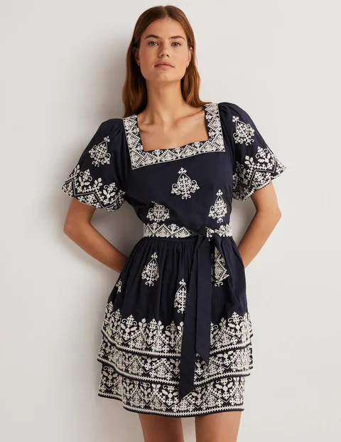 Square Neck Rara Dress | Boden (UK & IE)
